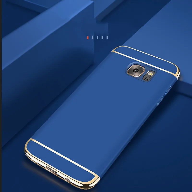 Housing For Samsung Galaxy J2 J4 J6 + 2018 Case 3 in 1 Set Hard Matte Plating Plastic Back Phone Cover J5 J7 PRIME |