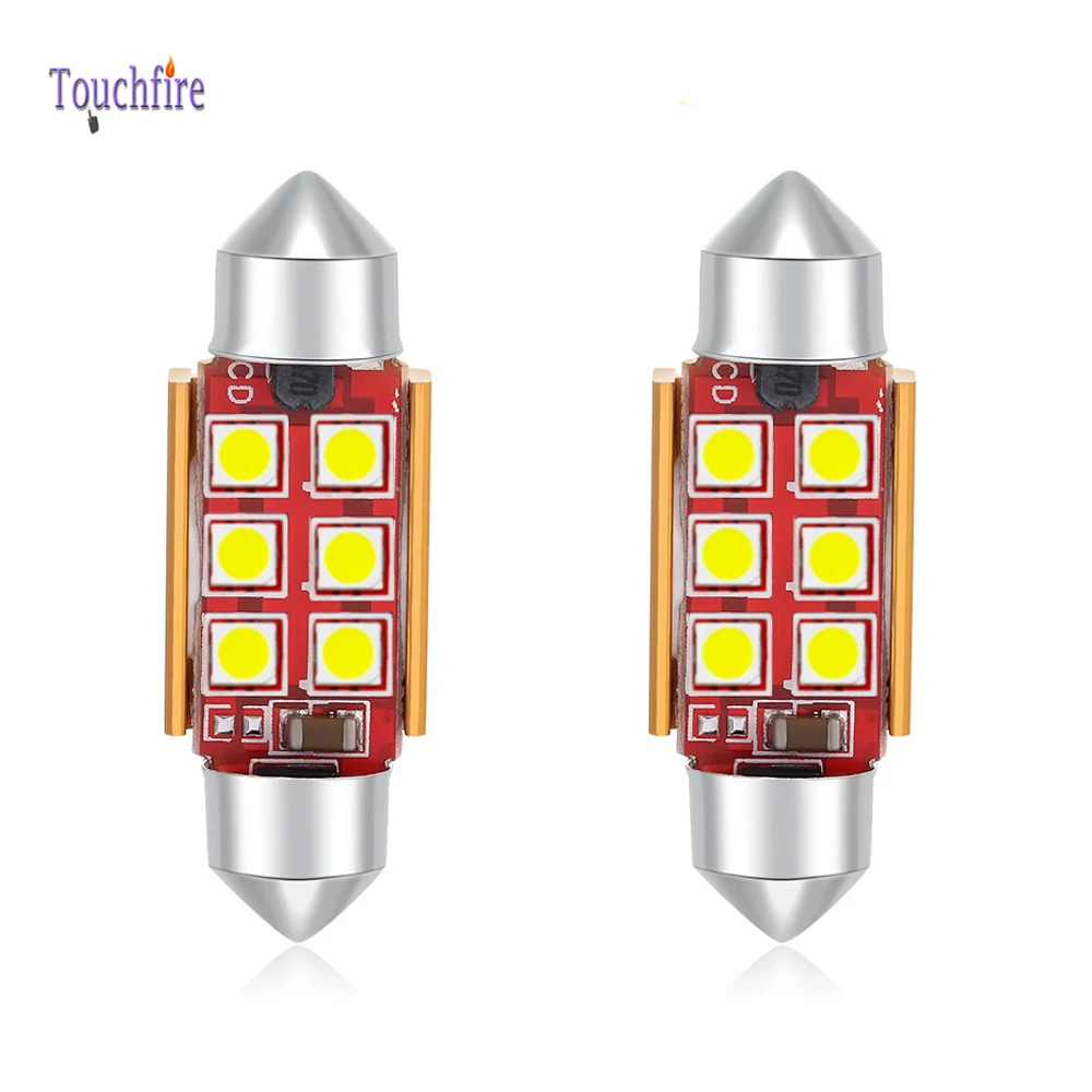 1X C5W C10W гирлянда 31 мм 36 39 41 светодиодный светильник для автомобиля 3030SMD Canbus Авто