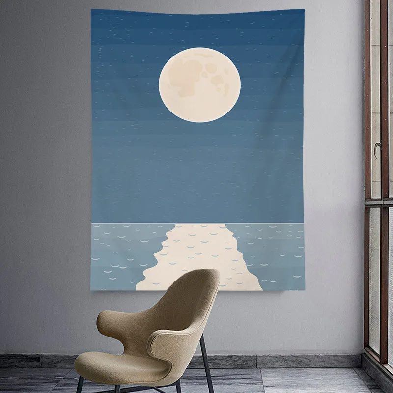 

Modern Simplicity Wall Tapestry Hanging Cloth Background Printing Tapestry Plant Tapestries For Home Dorm Decor Decoration