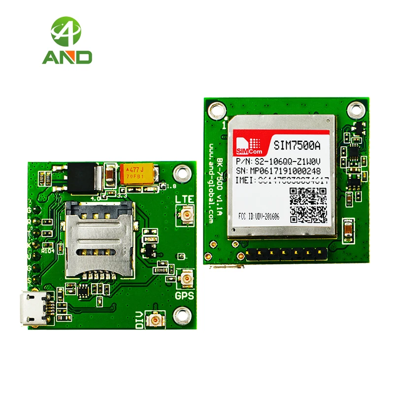 Макетная плата B2/B4/B17 SIM7500A LTE коммутационная 4G для США на плате|Интегральные схемы|