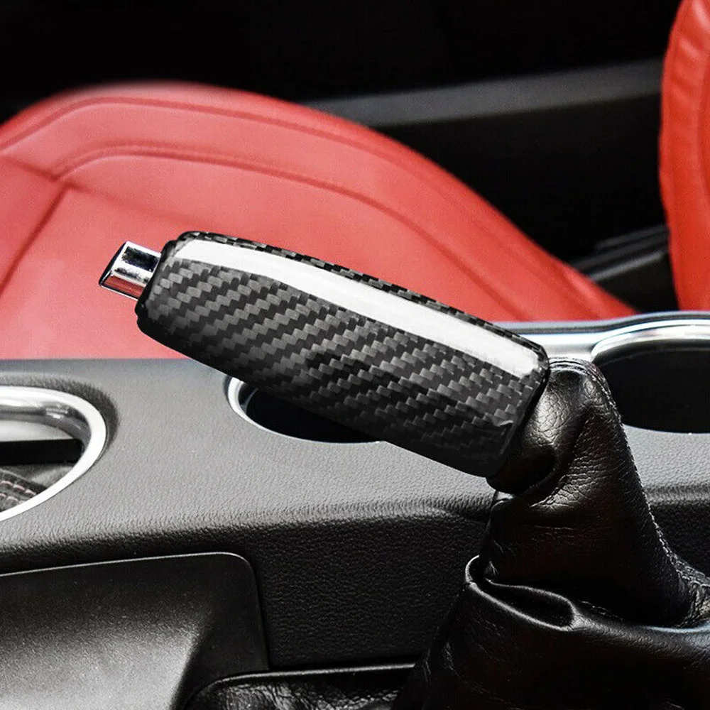 

Carbon Fiber Fiber Hand Hard Brake Handbrake Trim Replacement Accessory Hot