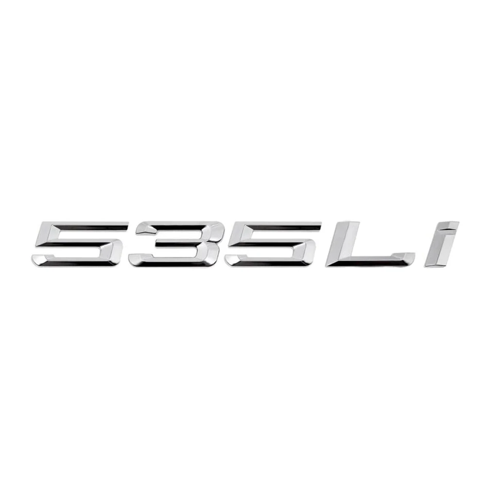 760Li 535LI 530LI 328LI 328i 325LI 650I для BMW цифры буквы слово логотип значок наклейка ABS 3D задний