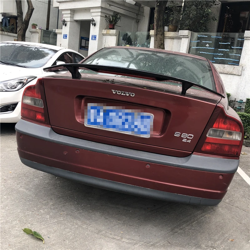 Для Volvo S80 спойлер 2006-2018 S90 TF ABS пластик Материал заднее крыло автомобиля Цвет