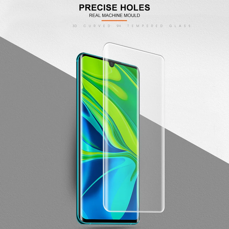 УФ-протектор экрана из закаленного стекла для Xiaomi redmi note 9s жидкий клей защитная