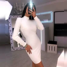 Tight Backless Pencil Dresses Women Mini Dress White Dresses Bodycon Dress For New Year 2022 Chirstmas Party Nigtht Vestido (2)