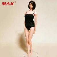 16 female girl woman blackwhite sling shirt underwear clothes sets sexy lingerie for 12 inches ph body figures accessories