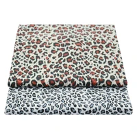 booksew printed leopard design 100 cotton twill and plain fabric fat quarter fabrics per meter cloth for sewing diy patchwork