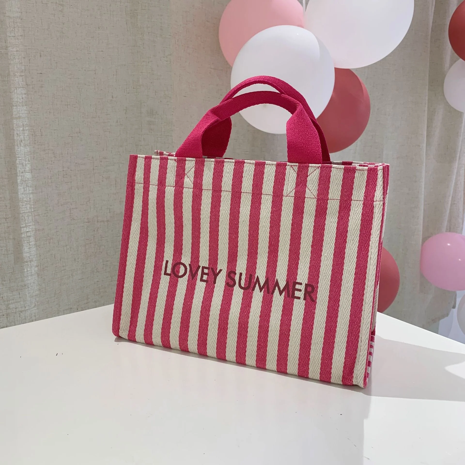 

Korean mahen. J small crowd same stripe small horizontal One Shoulder Messenger Handbag