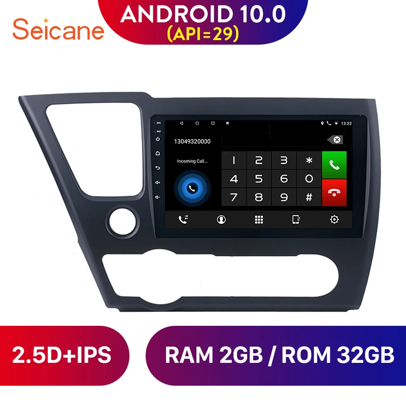 Seicane 9 дюймовый Основной блок плеер Android 10 0 Автомобильный GPS радио для 2014 2015 2016 2017