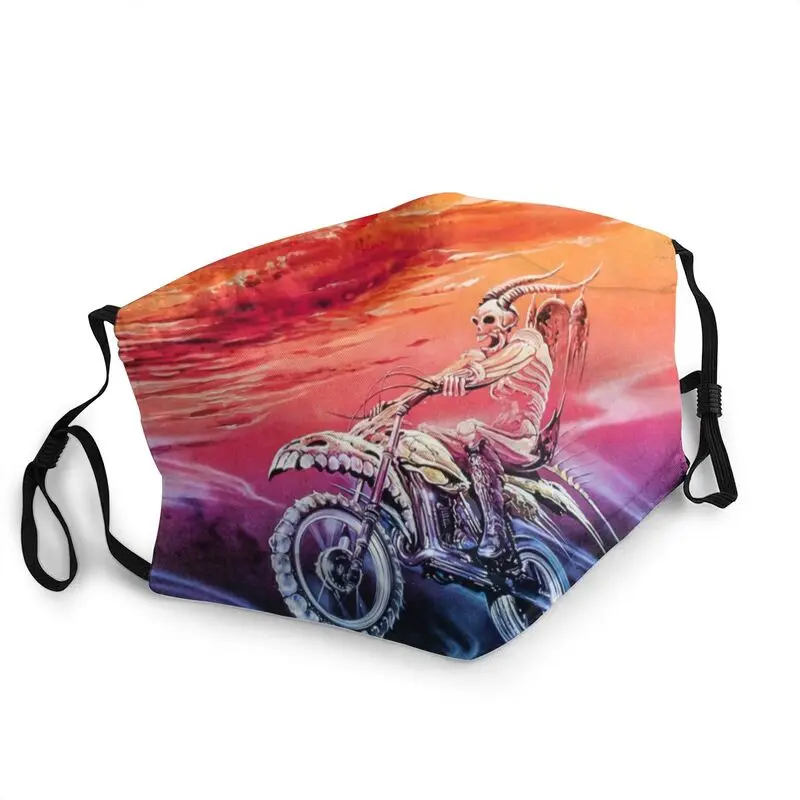 

Винтажная маска с черепом для горного велосипеда, пылезащитная Регулируемая Маска для езды на горном велосипеде, защита для мужчин и женщин...