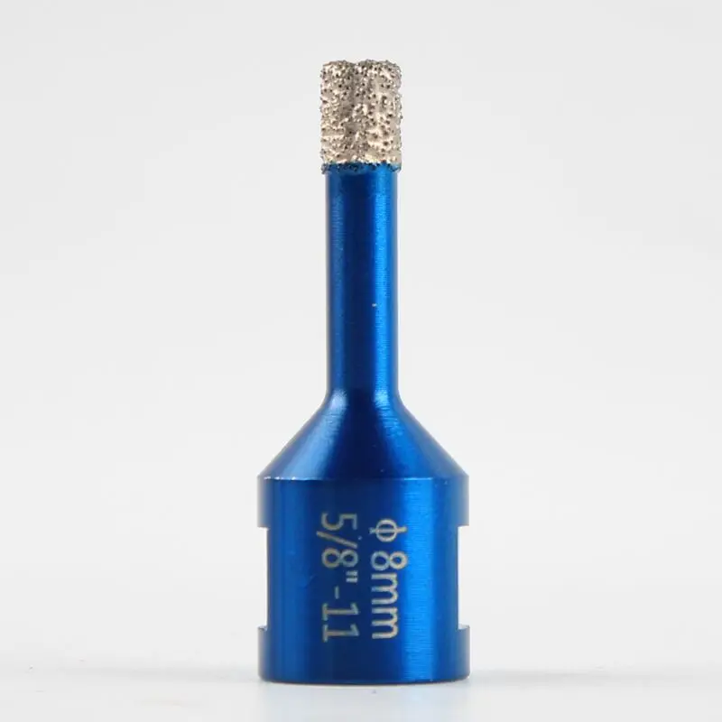 8mm 5 8-11USA Raizi 1 шт. Вакуумные Паяные Алмазные коронки для плитки Гранит камень 6-14 мм Алмазное покрытие отверстие пилы инструменты - Цвет: 8mm 5 8-11USA