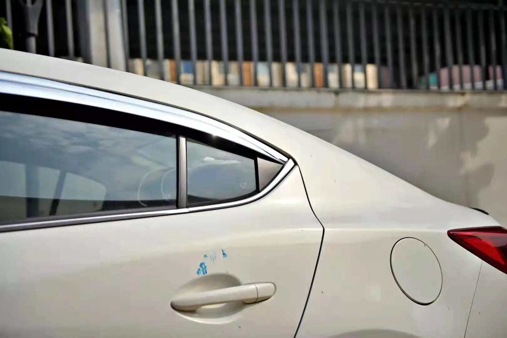 Хромированный козырек для дверей и боковых окон дефлектор защиты от солнца дождя