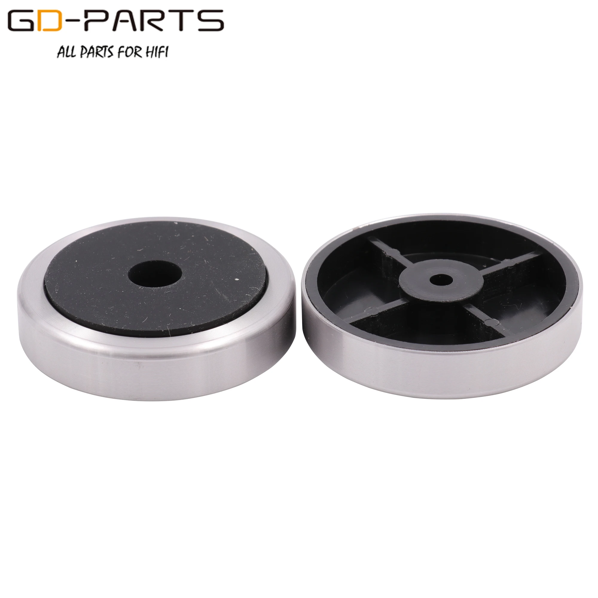 GD-PARTS 50*11 мм алюминиевый пластиковый Усилитель Ноги динамик Компьютер CD DVD шасси изоляционная подставка База колодки упаковка из 4 шт