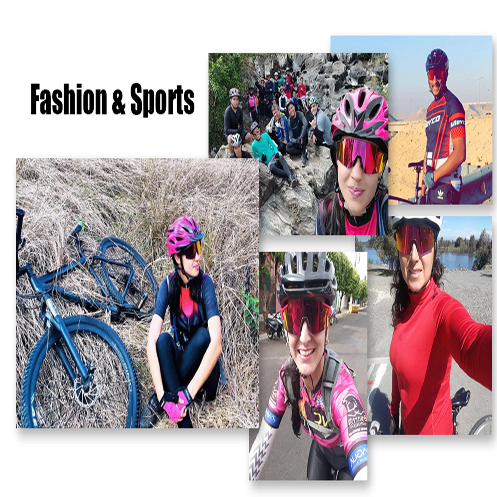 Новый бренд очки для велоспорта Для мужчин женщин Очки MTB велосипеда езда