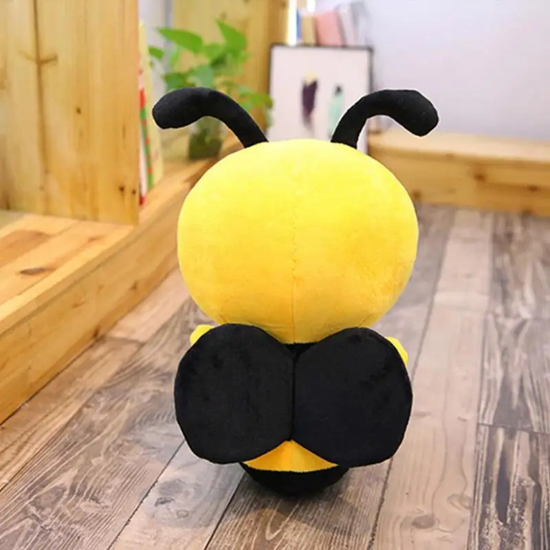 

Honeybee Plush Toy Lovely Soft Stuffed Animals Bee Doll Pillow Cushion Children Appease Dolls Festival Gift Plush Toys