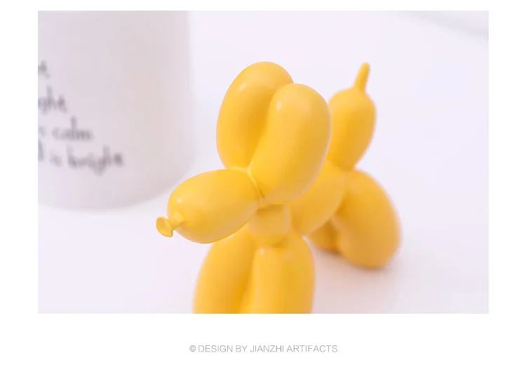 Jeff koons воздушные шары собаки скульптуры офис украшения дома аксессуары современное искусство Смола украшения Ремесло