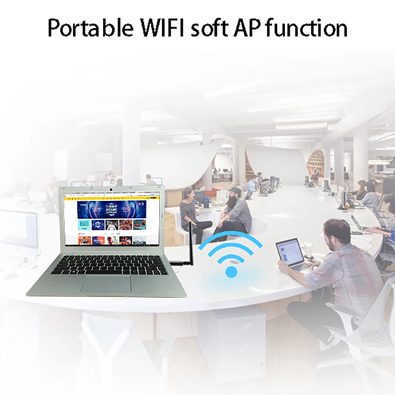 

ZAPO W97L-5DB Wireless Network Card USB3.0 Gigabit Wireless Network Card + Wireless Bluetooth Adapter Portable Wifi Network Card