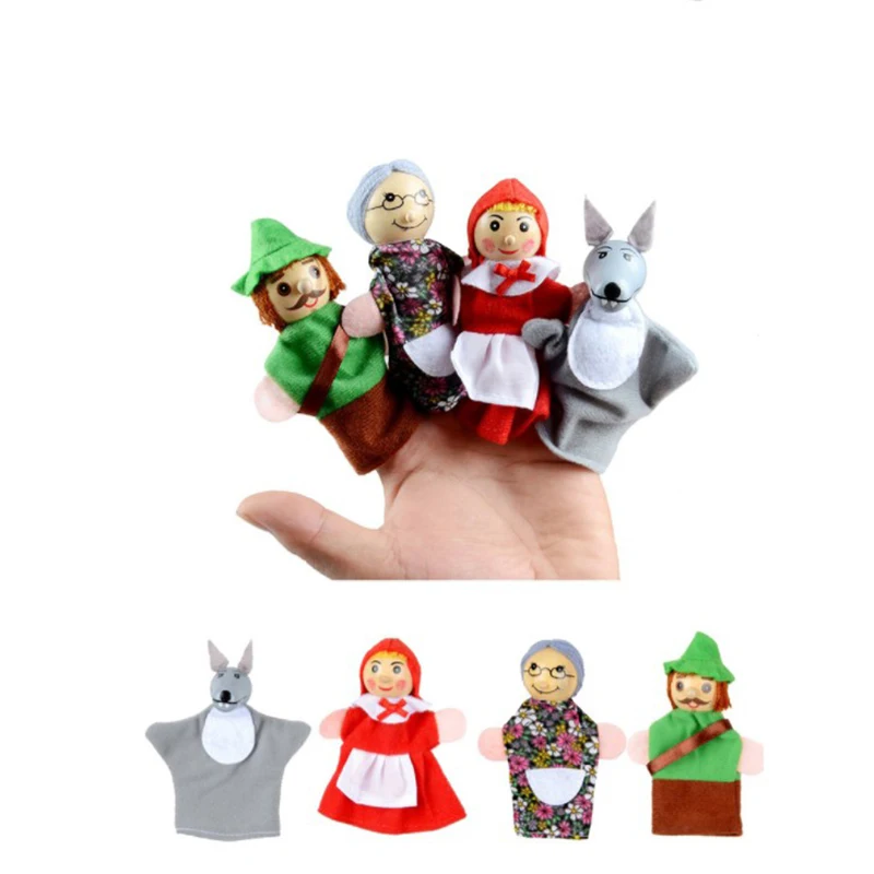 Пальчиковый кинотеатр пальчиковая кукла плюшевая игрушка Детская