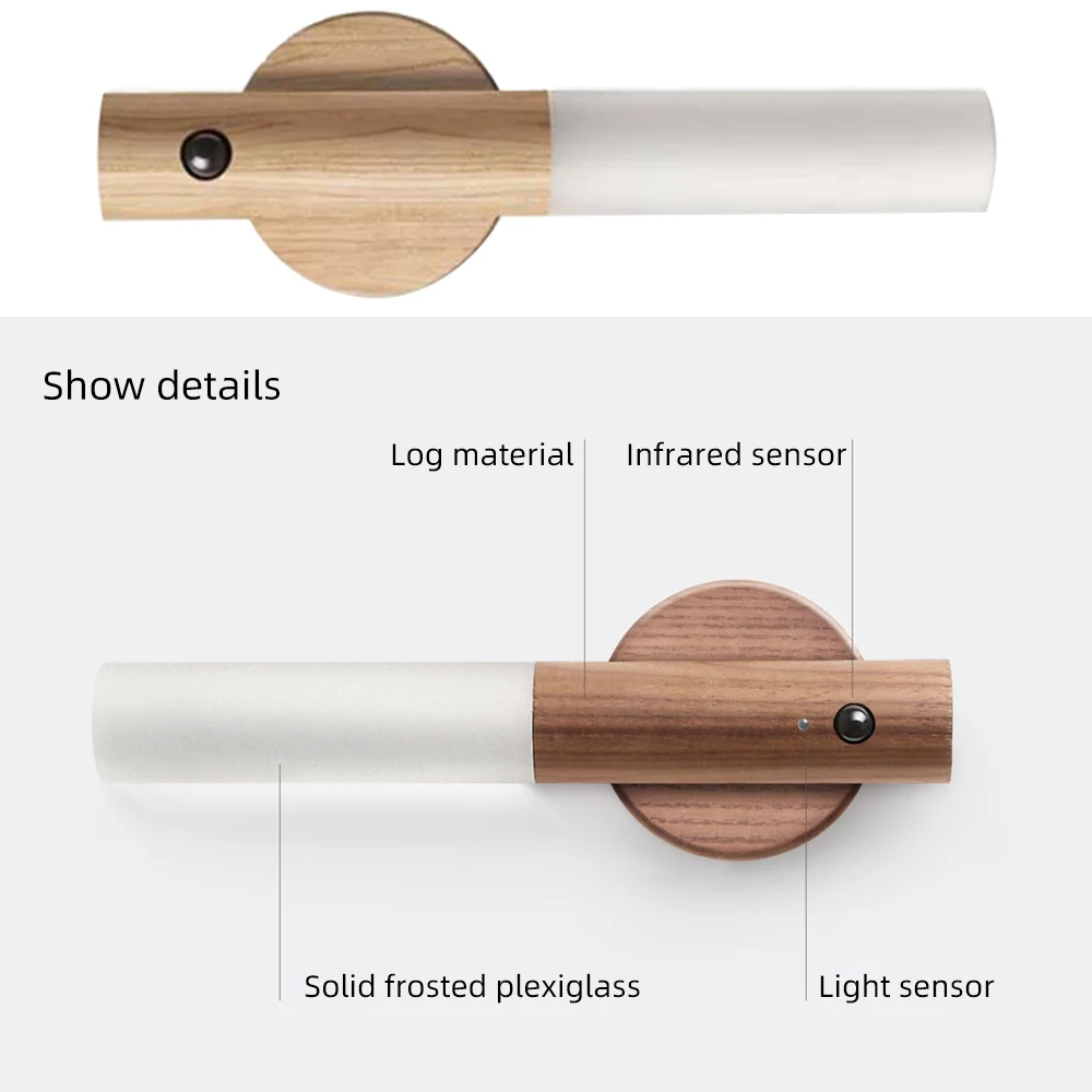 auto motion detector lamp wireless lamp sensor led door lock light kitchen cabinet wardrobe stairway wall lamp portable light free global shipping