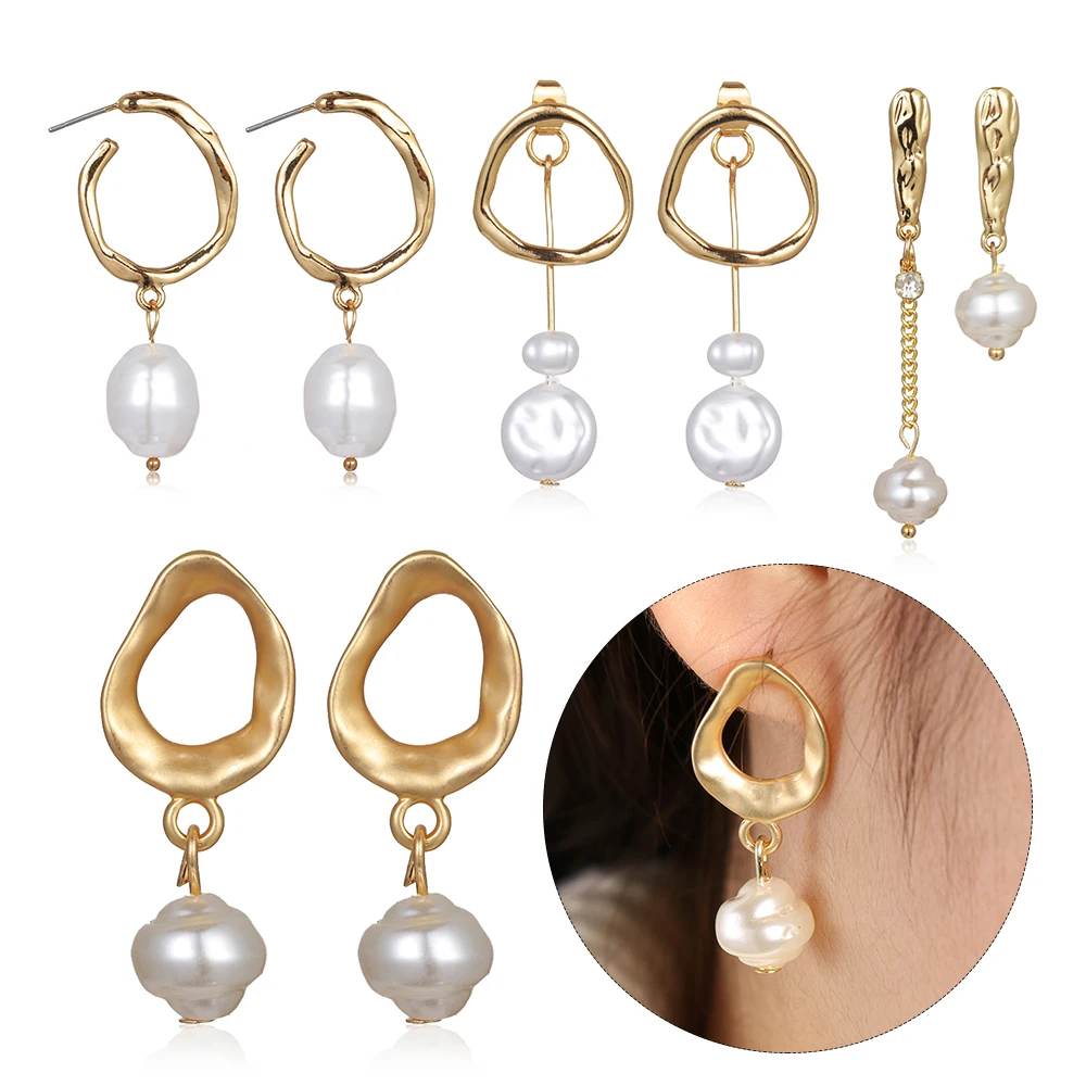 1 пара винтажных висячих сережек для женщин этнические разноцветные бусины из