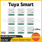 Умный мини-выключатель с поддержкой Wi-Fi, 16 А