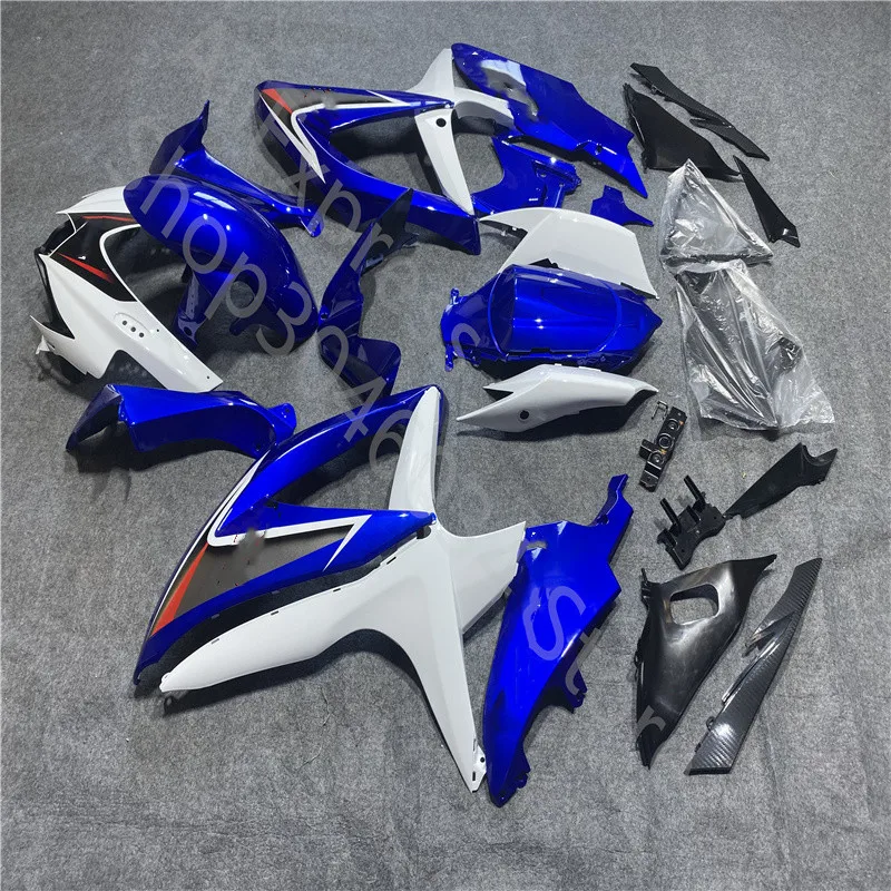 Мотоциклетный комплект обтекателей для suzuki injection gsxr 600 750 08-10 синие черные белые