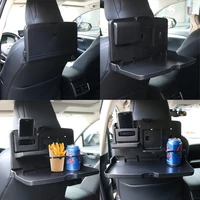 car folding food cup tray car styling dining table drink holder car interior storage shelf backseat cup holder auto accessories