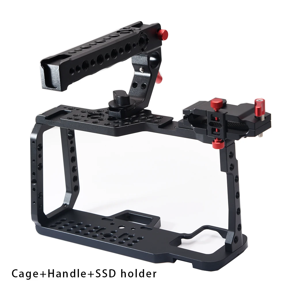 BMPCC 4K клетка для видеокамеры с T5 SSD картой раскладушка Blackmagic карманная Кинокамера