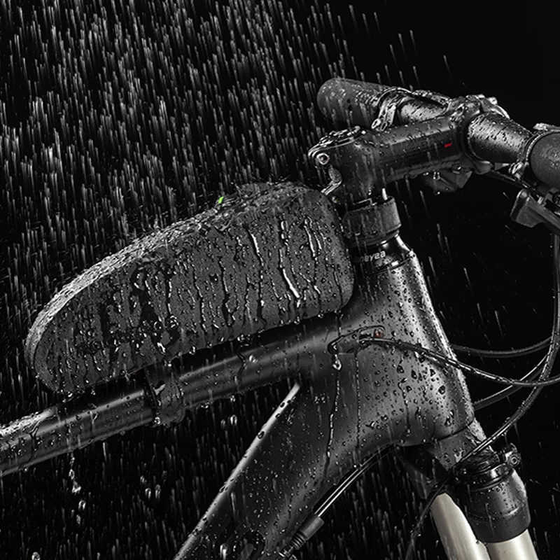 ROCKBROS Cycling Waterproof Bags Bicycle Front Tube Frame Bag 2 Style Capacity MTB Road Bike Accessories Pannier|Сумки и корзины для