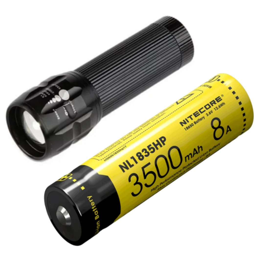 Литий ионный аккумулятор Nitecore NL1835HP 18650 3500 мАч 3 6 В Вт/ч 8 А|Портативные