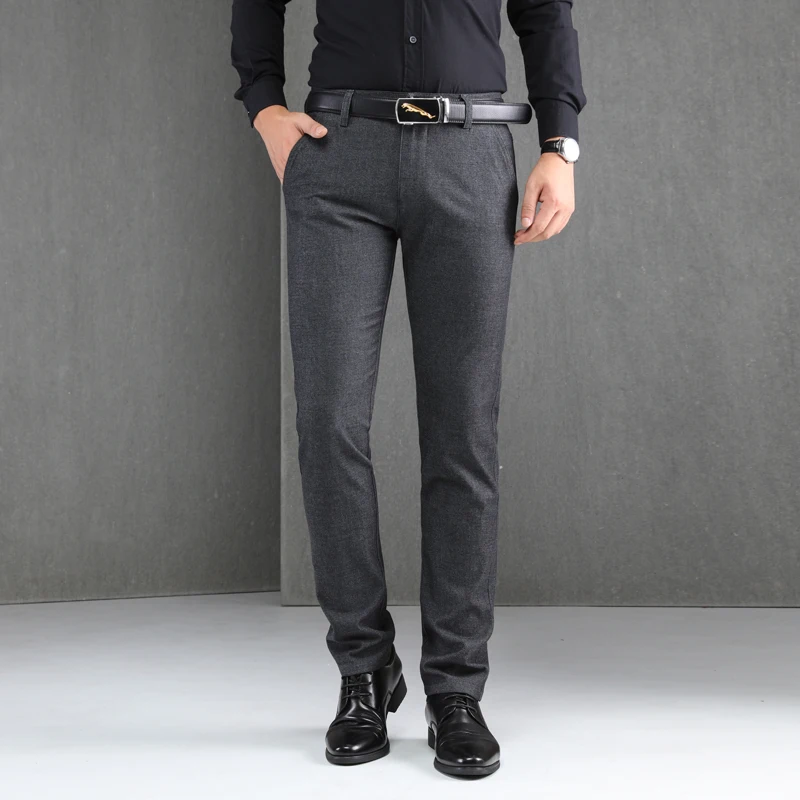 Новинка 2020 мужские повседневные брюки Корейская версия облегающих мужских брюк