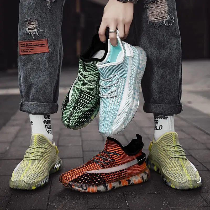 

Fashion Running Shoes for Men 2020 Summer New Men Sneakers Lace Up Low Top Jogging Shoes Man Athletic Footwear Breathable Sports