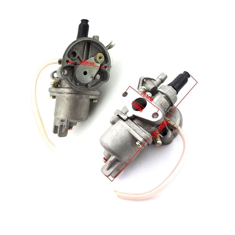 Карбюратор арматура карбюратора Carby + красный воздушный фильтр стек для 2 тактный
