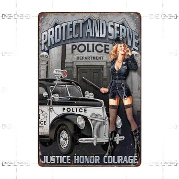 

Художественная жестяная живопись модная печать металлический жестяной знак защита и обслуживание Бар Паб домашний винтажный Ретро плакат ...