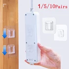 Двусторонние настенные крючки на клейкой основе, 510 пар