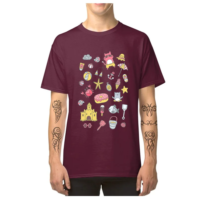 Футболка мужская с принтом кошки хлопок 100% круглый вырез короткий рукав