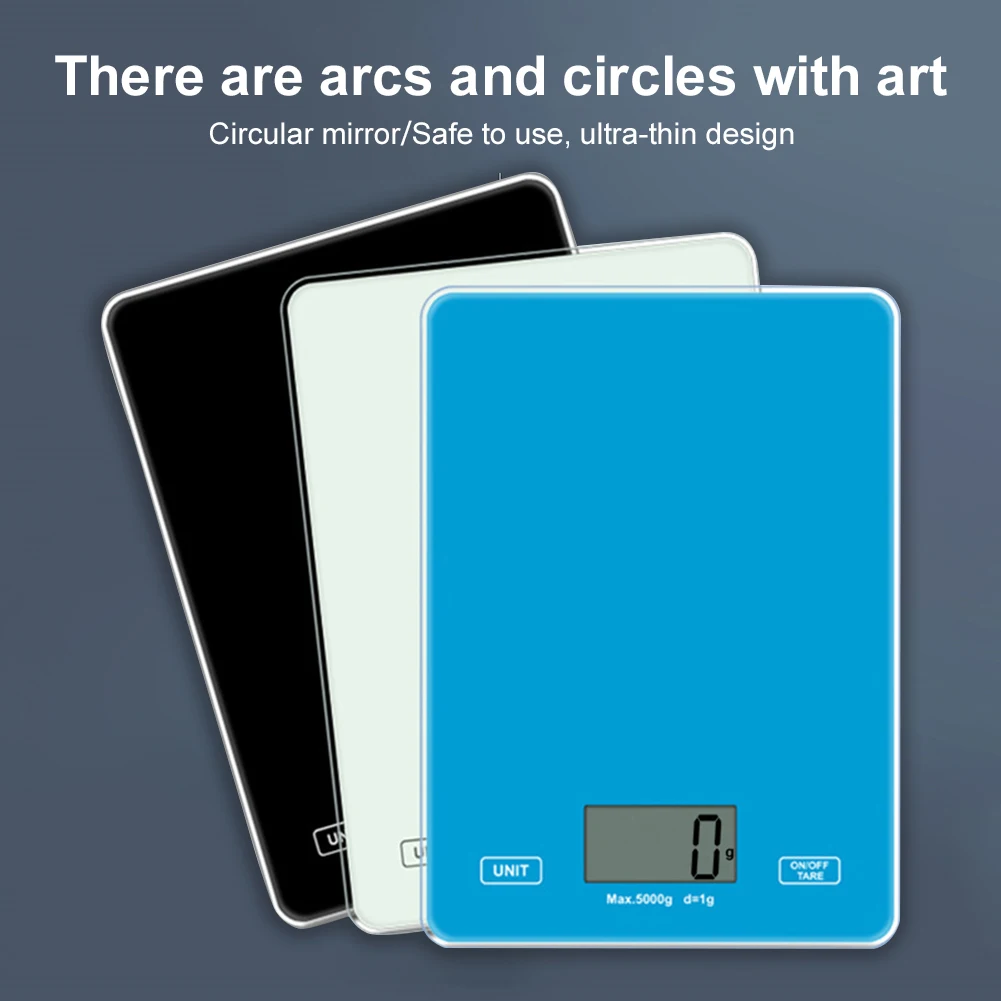 Бытовые кухонные портативные электронные весы светодиодный цифровой