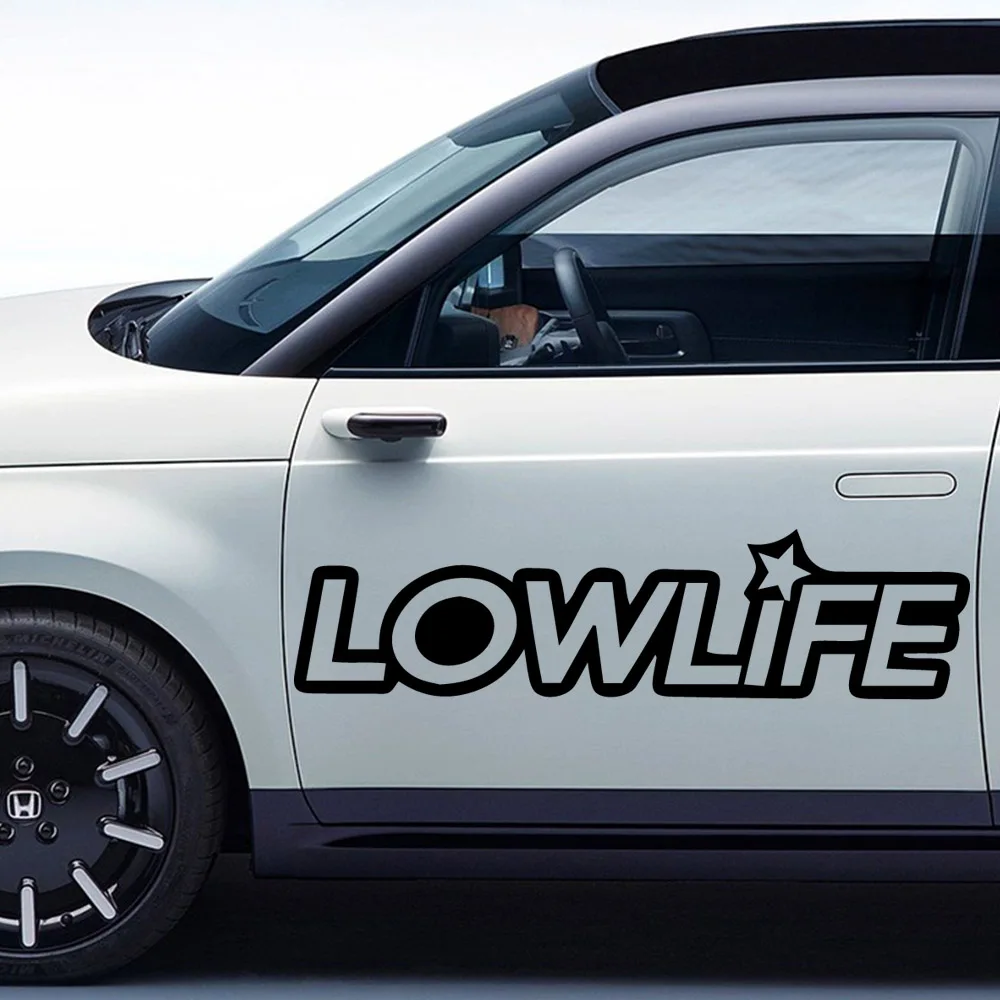 

Diy LOW LIFE Car Sticker Hood Tailgate Side Window Decal Car Sticker Decoration Sweet Auto Sticker Decal Decorate Sticker