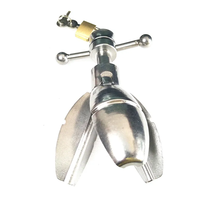 Locking Anal Pear Expansion Plug Dilator BDSM Extreme Torture Play Fetish Sex Toys Stainless Steel XCXA124 | Красота и здоровье