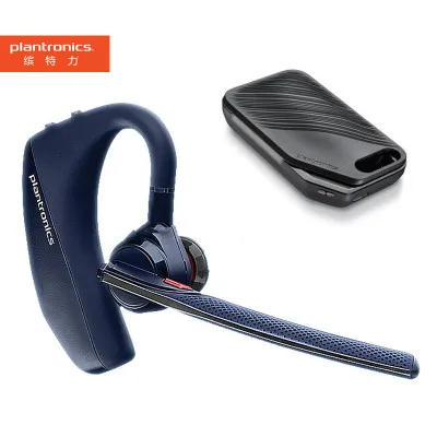 Plantronics Voyager 5200, Bluetooth, гарнитура с шумоподавлением, голосовое управление, Vier-mic, для мобильного телефона - Цвет: 5210 with case