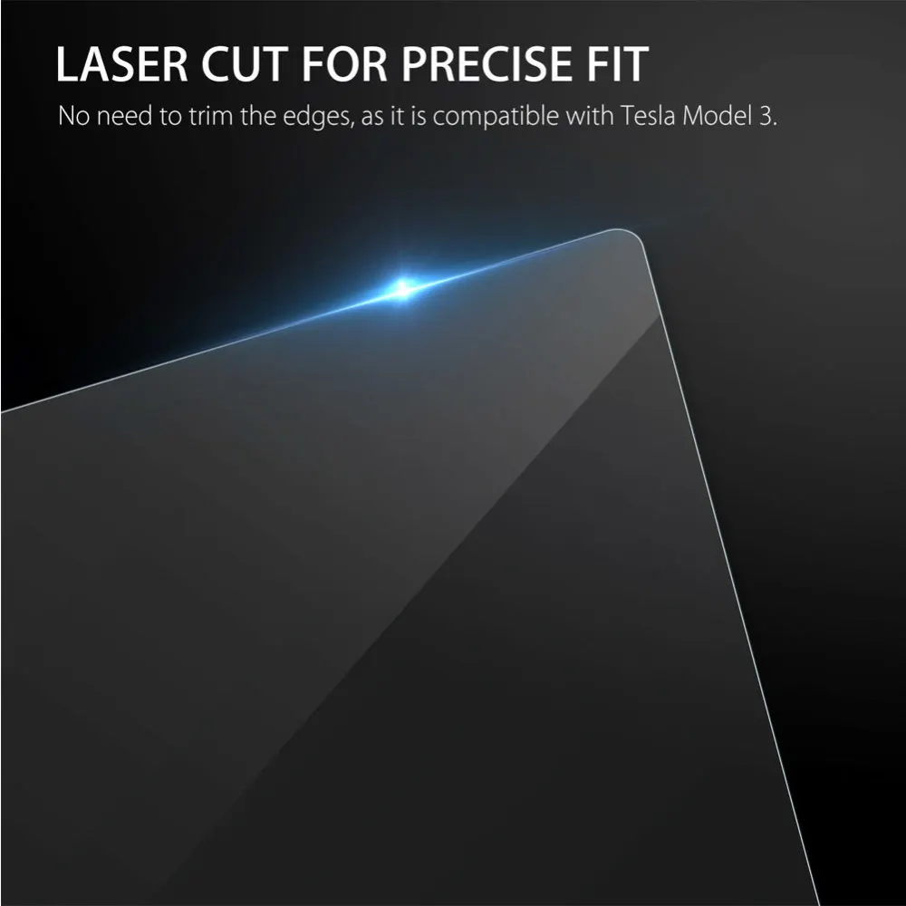 15 &quotясно закаленное стекло Экран протектор для Tesla Model3 навигации защиты с