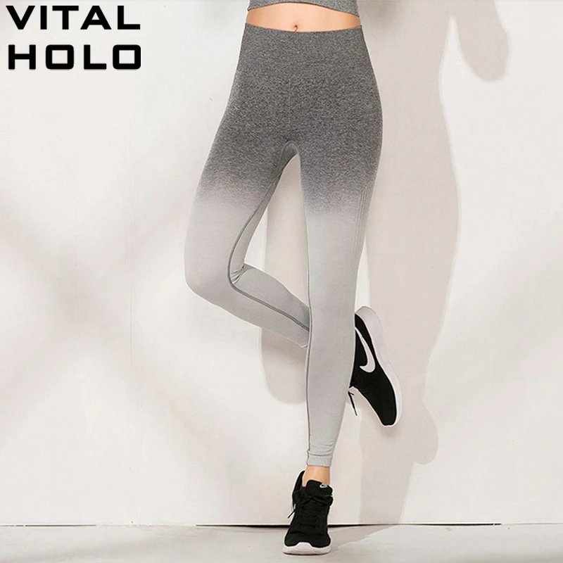 Эластичные штаны для йоги пуш-ап высокая талия спортивные Леггинсы бесшовные