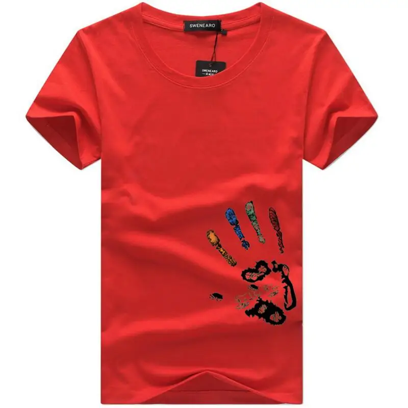 

Men's plus size men's t-shirt interesting print short-sleeved shirt 5XL2021 summer men's t-shirt top