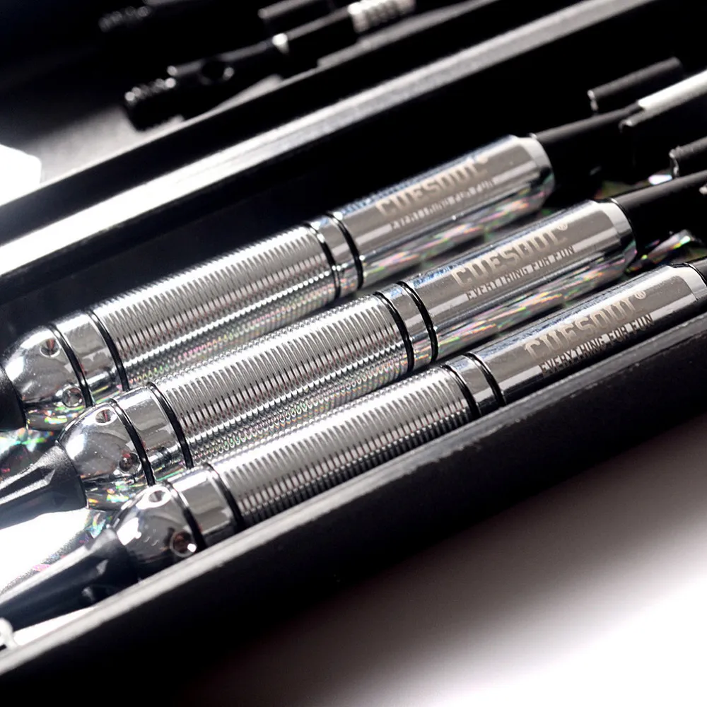 Электронный Профессиональный cuesul мягкий наконечник Дартс 18 г с волком дардо перо Листья флигты(серия Sky Wolf