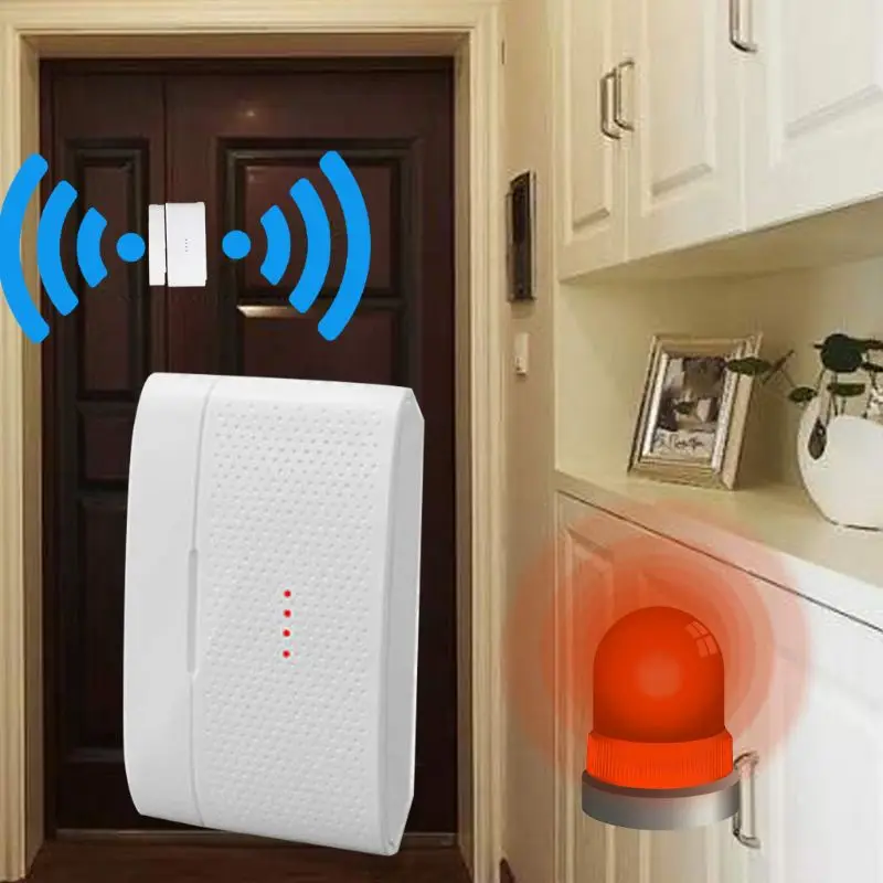 

433MHZ Transmission Frequency Wireless Window Door Sensor WiFi Magnetic Detector Home Smart Alarm System W89C