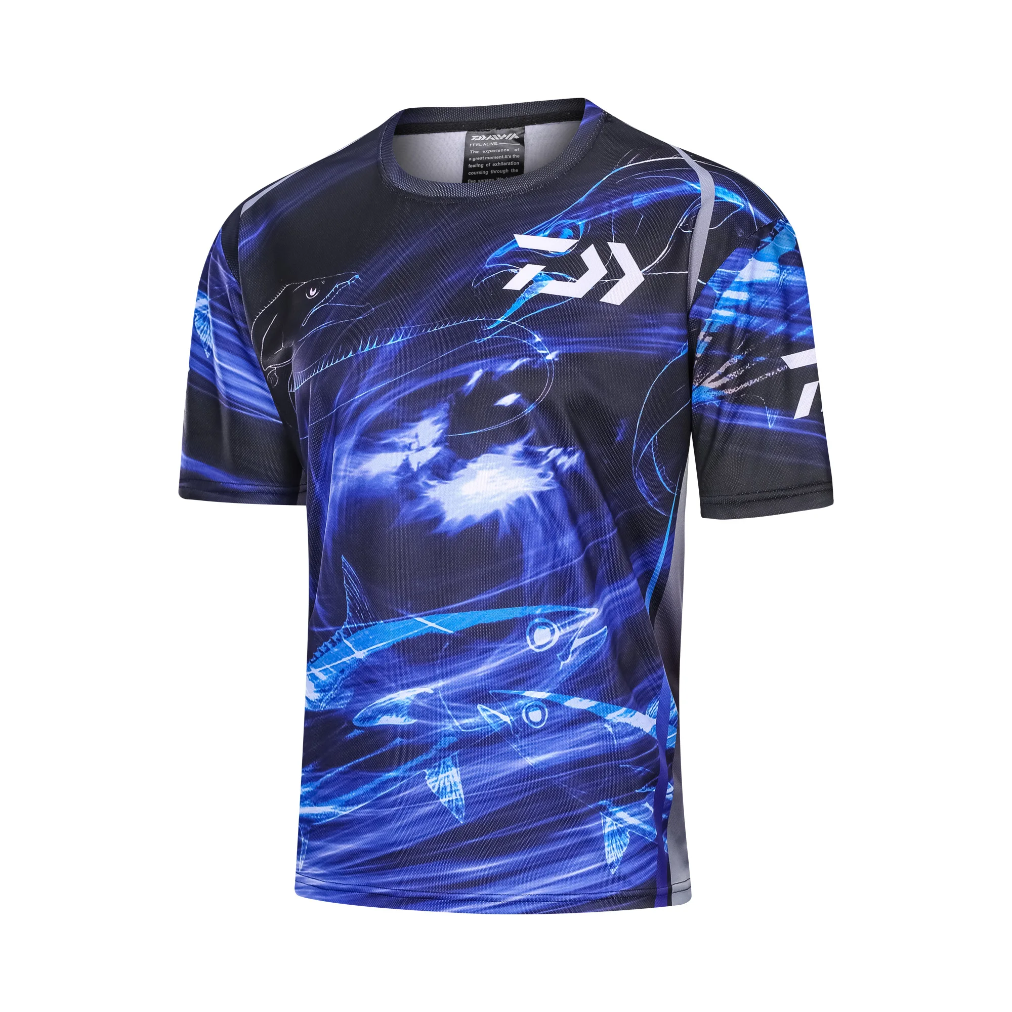 

New Daiwa Fishing Clothing Quick Dry Fishing Clothes Anti-UV DAIWA Jacket DAWA Fishing Clothes Men Short Sleeve Fishing T Shirt