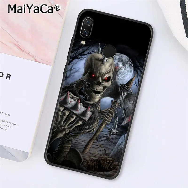 A12 MaiYaCa Мрачный Жнец "скелетная" Капа чехол для телефона для Xiaomi Redmi8 4X 6A S2 5A Redmi 5 5Plus Note7 8Pro 7A 6A - Цвет: A12