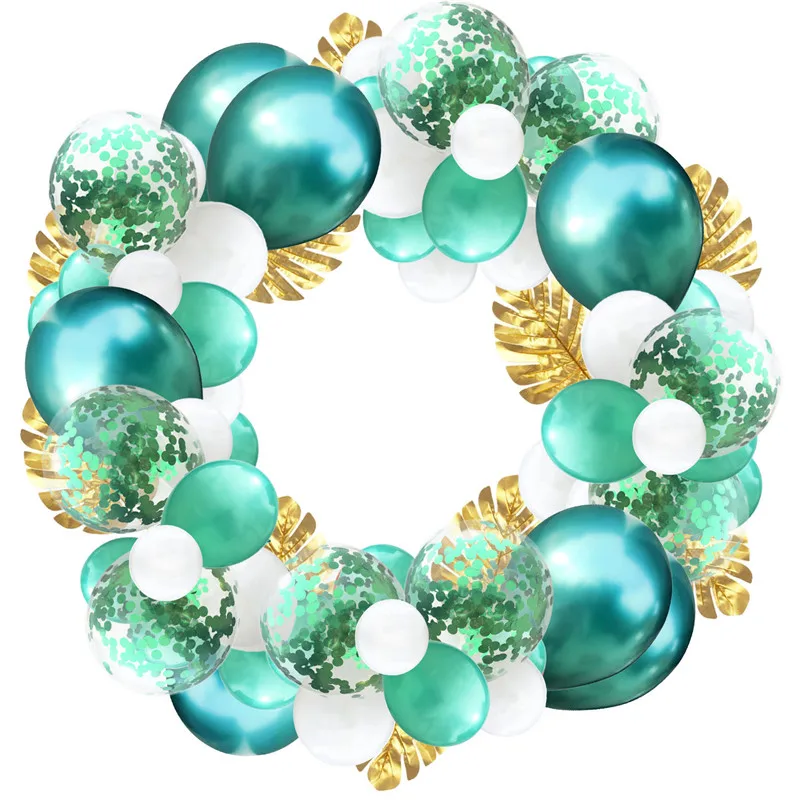 12-дюймовый металлический цветной венок с воздушными шарами воздушный шар