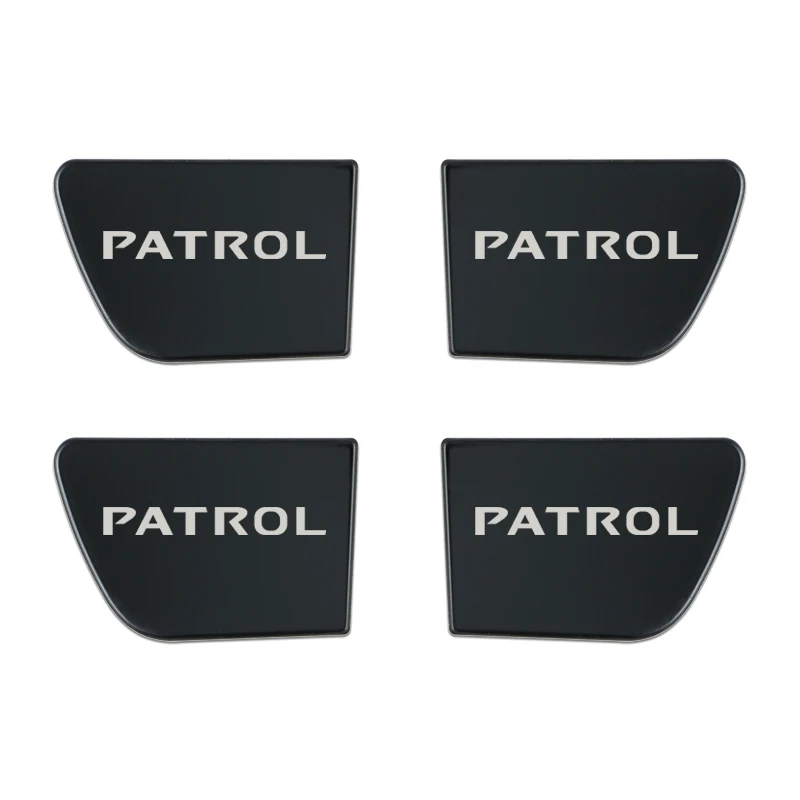 4 шт. нержавеющая сталь салона автомобиля Дверная ручка орнамент Стикеры для Nissan