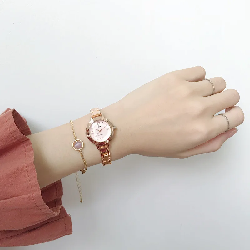 2019 Новые популярные ретро простые женские кварцевые часы тонкие классические
